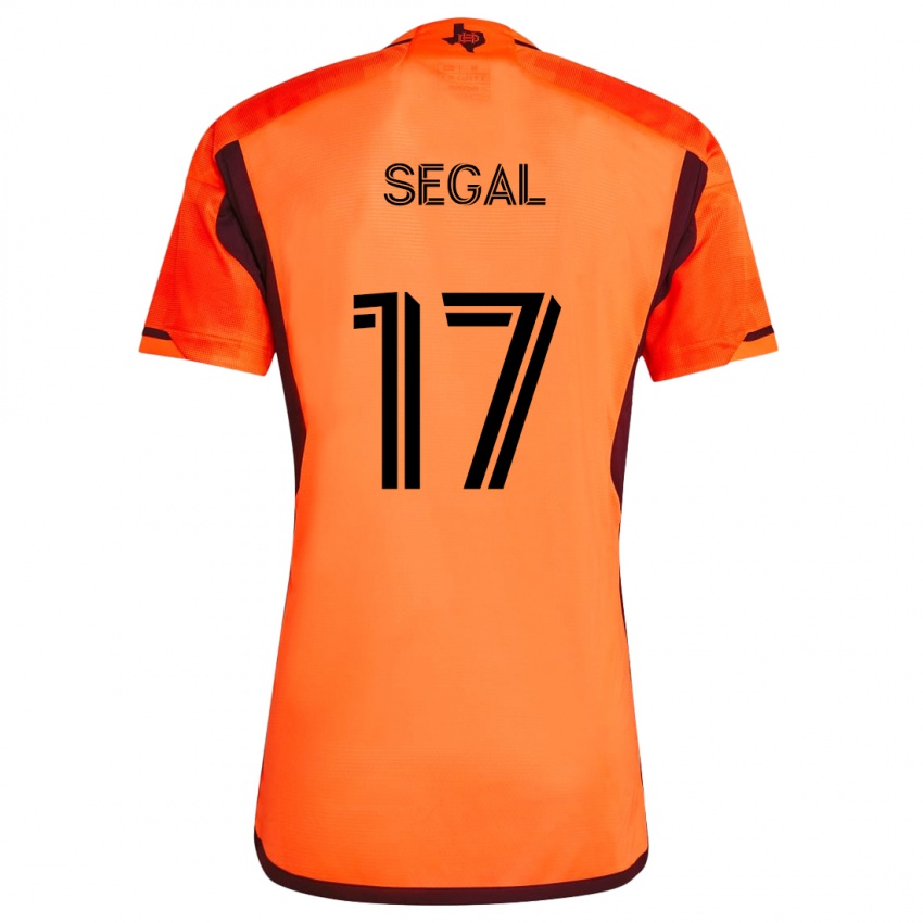 Niño Camiseta Gabriel Segal #17 Naranja Negro 1ª Equipación 2024/25 La Camisa México