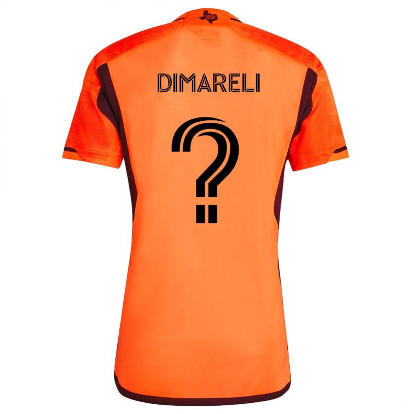 Niño Camiseta Mattheo Dimareli #0 Naranja Negro 1ª Equipación 2024/25 La Camisa México