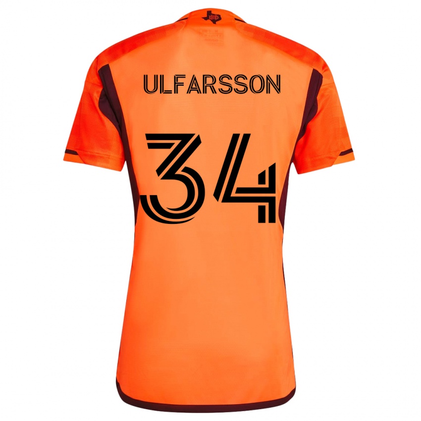 Niño Camiseta Thor Úlfarsson #34 Naranja Negro 1ª Equipación 2024/25 La Camisa México