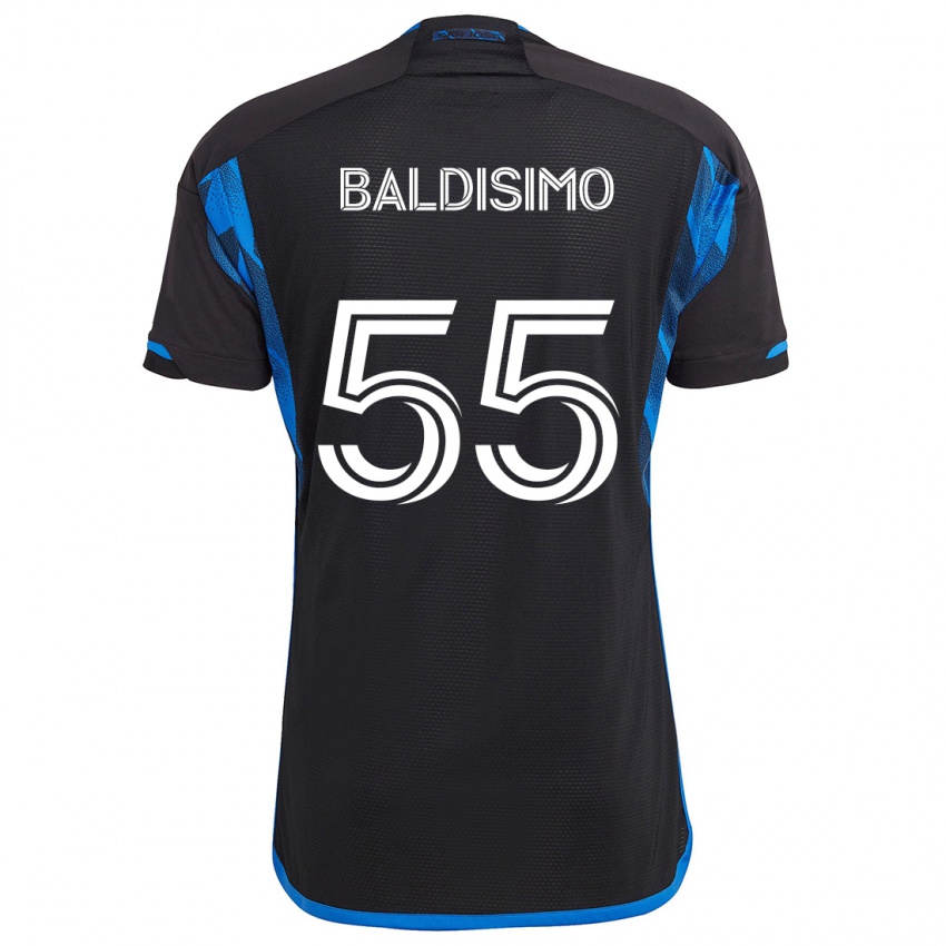 Niño Camiseta Michael Baldisimo #55 Azul Negro 1ª Equipación 2024/25 La Camisa México