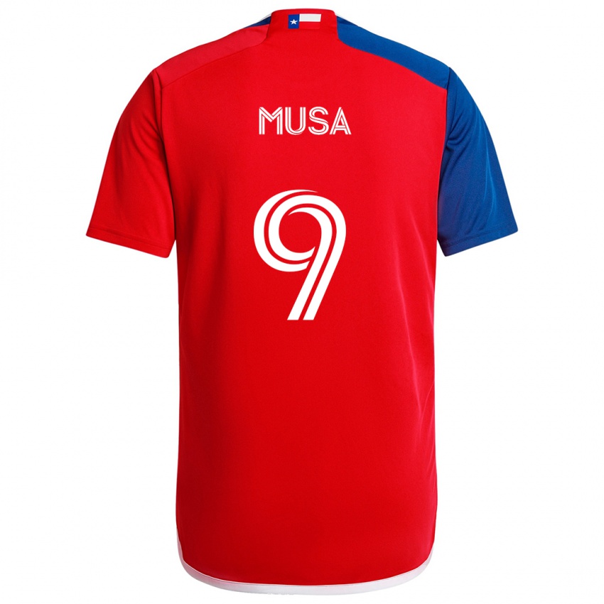 Niño Camiseta Petar Musa #9 Azul Rojo 1ª Equipación 2024/25 La Camisa México