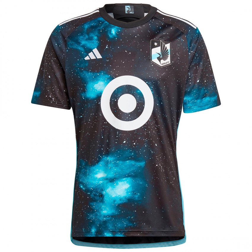 Niño Camiseta John Farris #0 Azul Negro 1ª Equipación 2024/25 La Camisa México