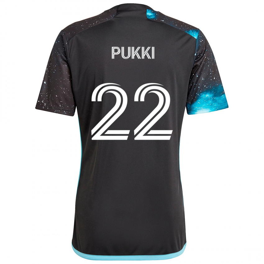 Niño Camiseta Teemu Pukki #22 Azul Negro 1ª Equipación 2024/25 La Camisa México