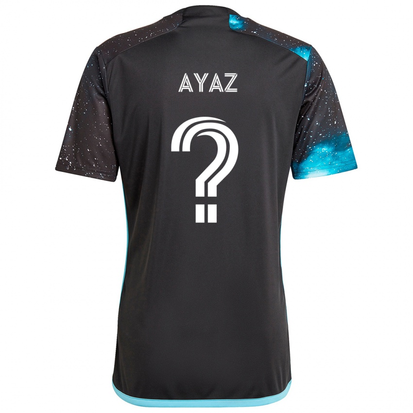 Niño Camiseta Luke Ayaz #0 Azul Negro 1ª Equipación 2024/25 La Camisa México