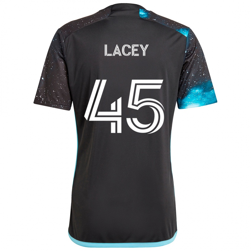 Niño Camiseta Kameron Lacey #45 Azul Negro 1ª Equipación 2024/25 La Camisa México