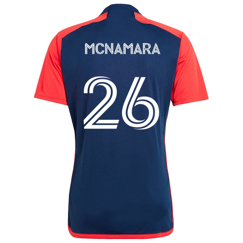 Niño Camiseta Tommy Mcnamara #26 Azul Rojo 1ª Equipación 2024/25 La Camisa México