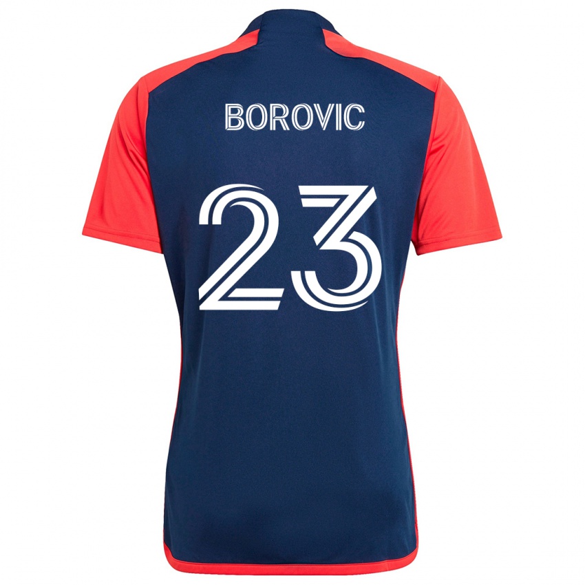 Niño Camiseta Luka Borovic #23 Azul Rojo 1ª Equipación 2024/25 La Camisa México