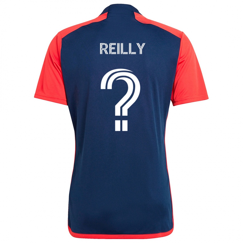 Niño Camiseta Aidan Reilly #0 Azul Rojo 1ª Equipación 2024/25 La Camisa México