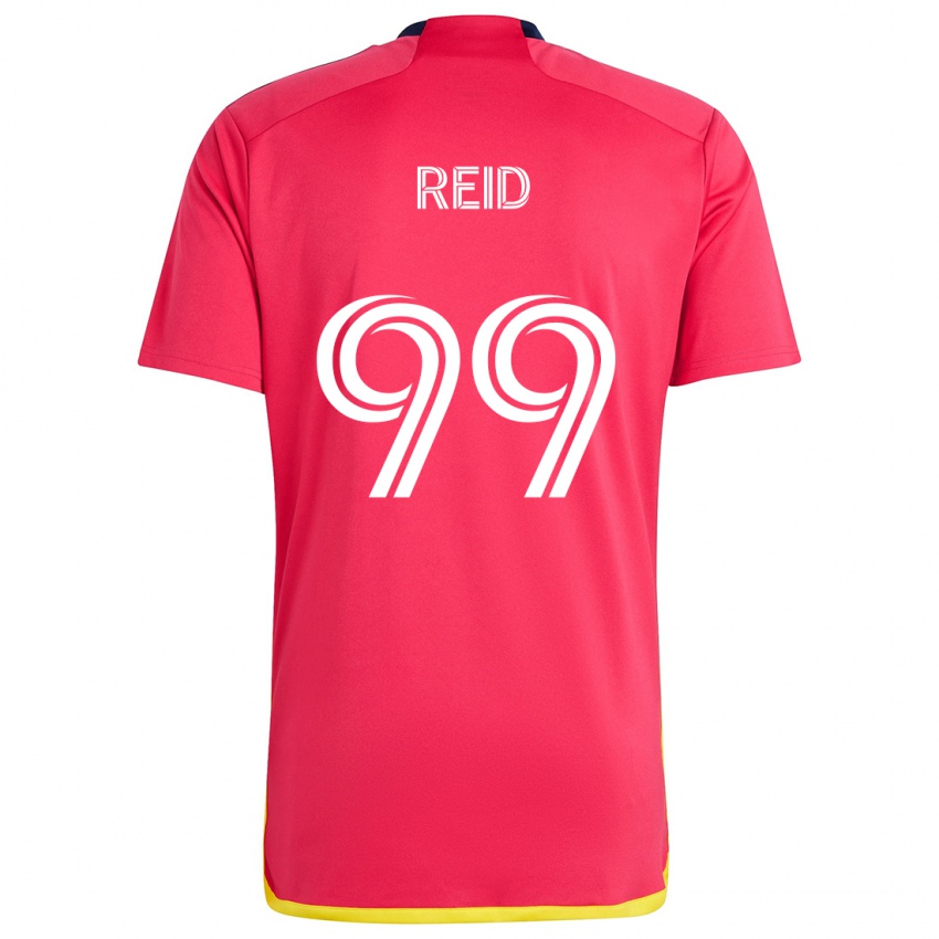 Niño Camiseta Jayden Reid #99 Rojo Azul 1ª Equipación 2024/25 La Camisa México