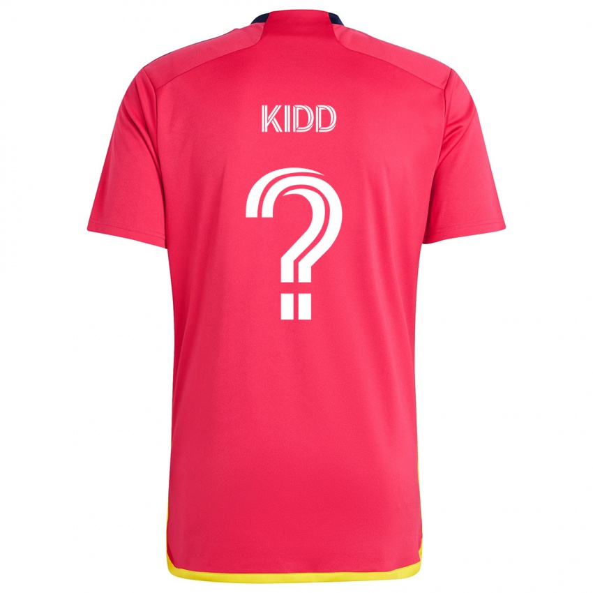 Niño Camiseta Matteo Kidd #0 Rojo Azul 1ª Equipación 2024/25 La Camisa México