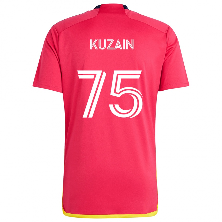 Niño Camiseta Wan Kuzain #75 Rojo Azul 1ª Equipación 2024/25 La Camisa México