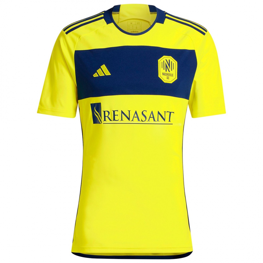 Niño Camiseta Ammar Delic #0 Amarillo Azul 1ª Equipación 2024/25 La Camisa México