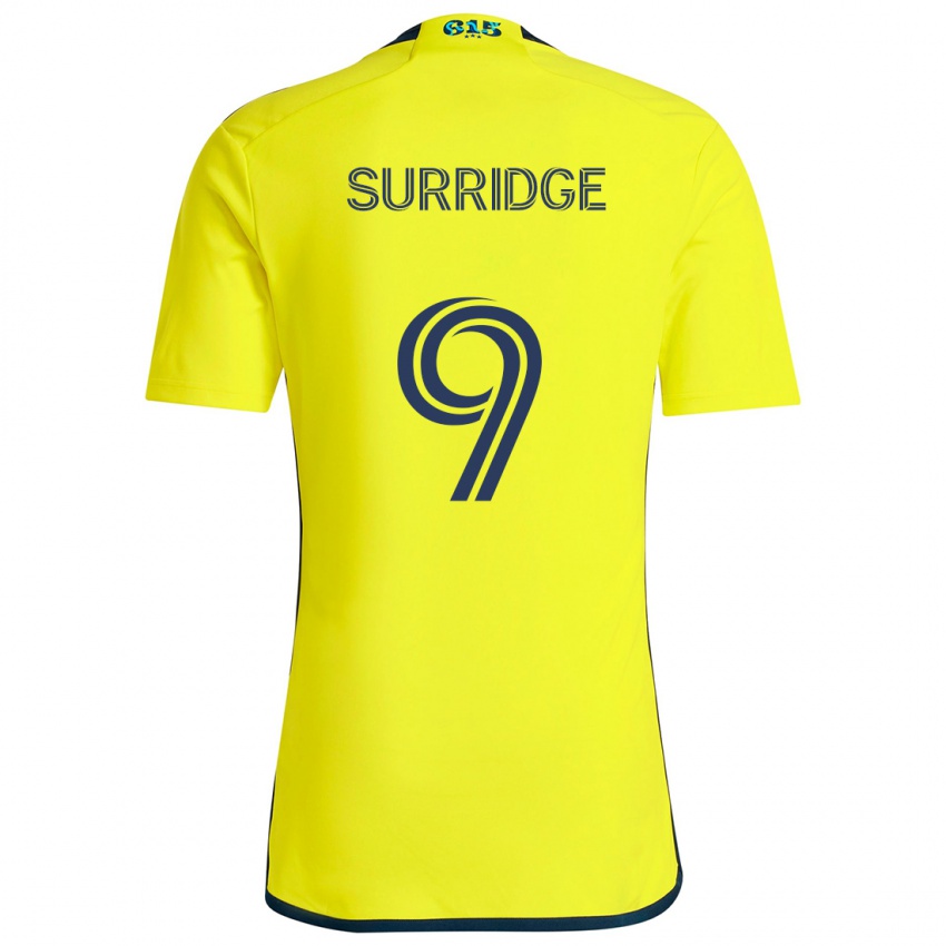 Niño Camiseta Sam Surridge #9 Amarillo Azul 1ª Equipación 2024/25 La Camisa México