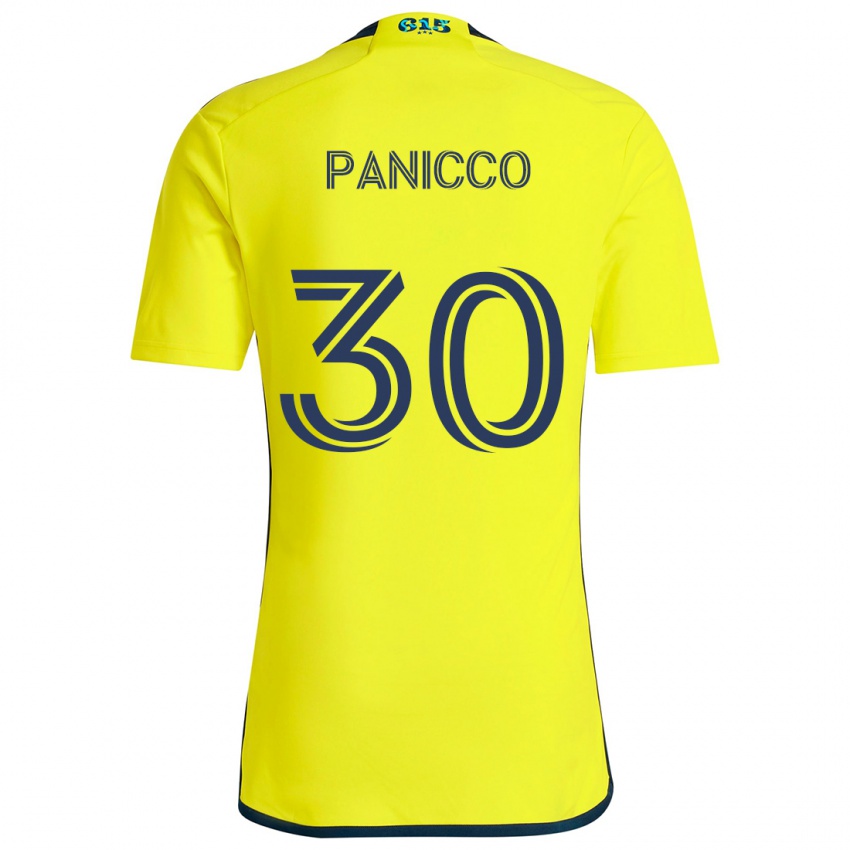 Niño Camiseta Elliot Panicco #30 Amarillo Azul 1ª Equipación 2024/25 La Camisa México