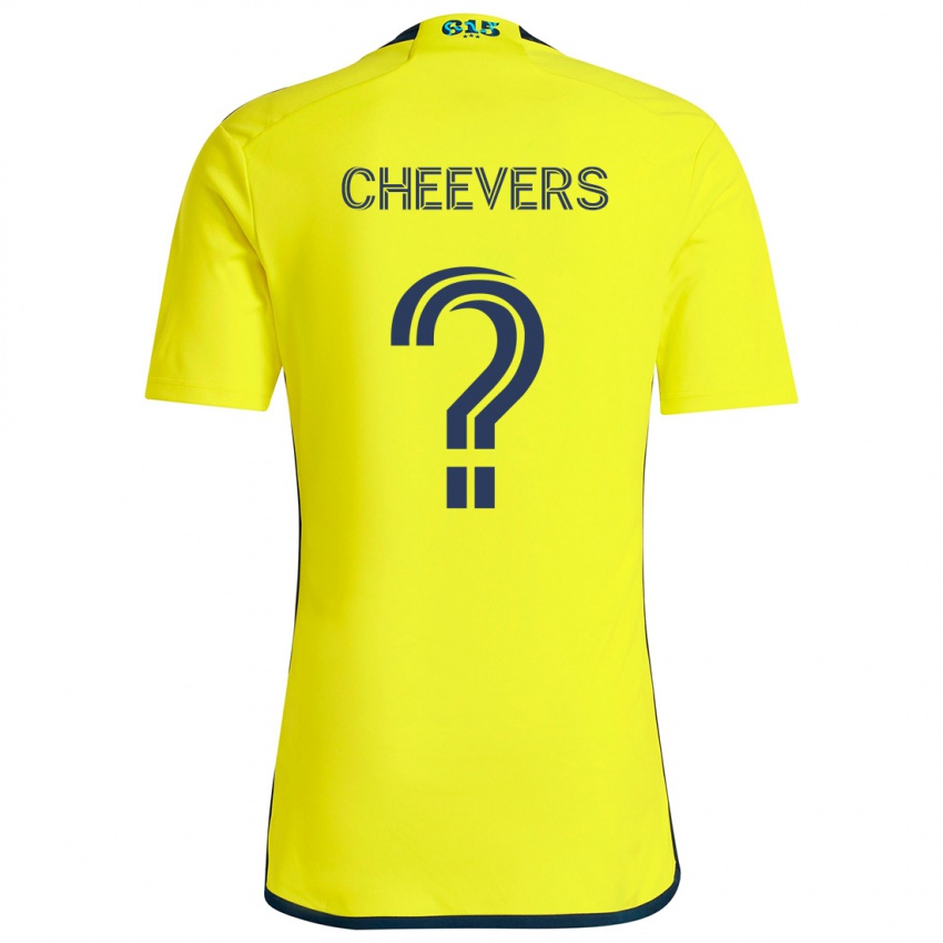 Niño Camiseta Scott Cheevers #0 Amarillo Azul 1ª Equipación 2024/25 La Camisa México