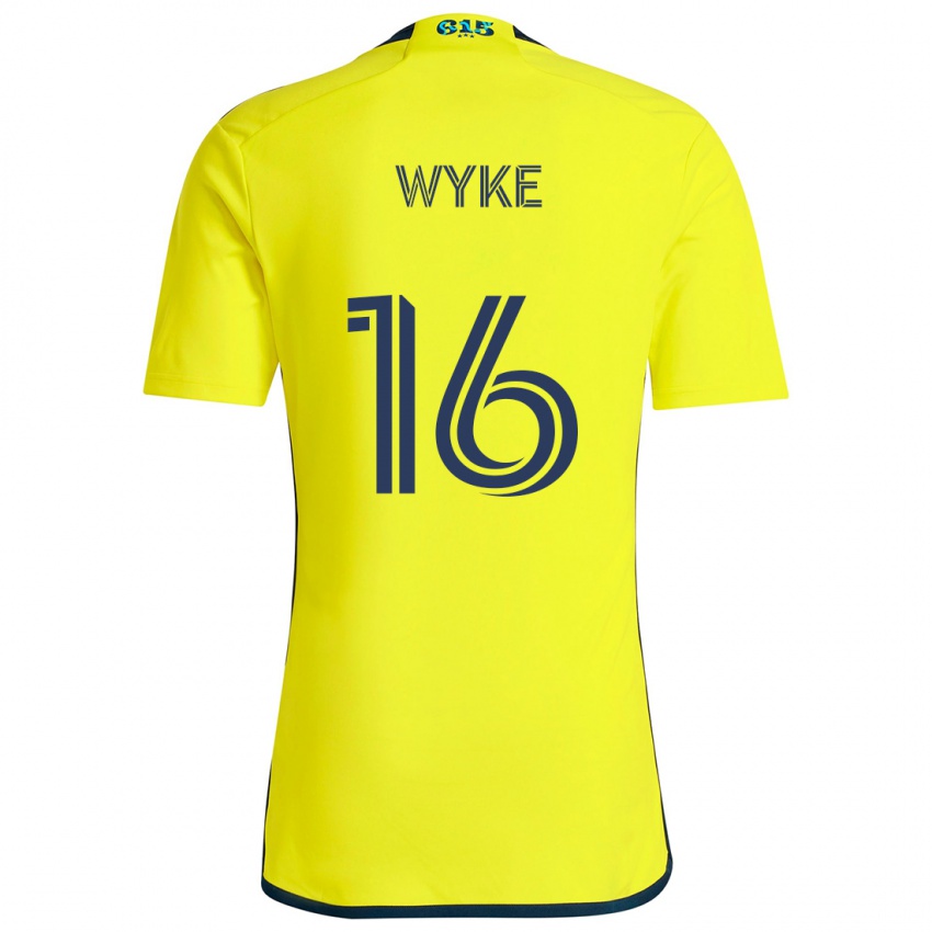 Niño Camiseta Laurence Wyke #16 Amarillo Azul 1ª Equipación 2024/25 La Camisa México