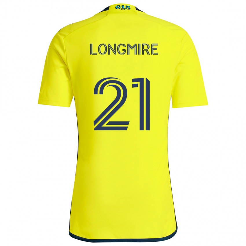 Niño Camiseta Ahmed Longmire #21 Amarillo Azul 1ª Equipación 2024/25 La Camisa México