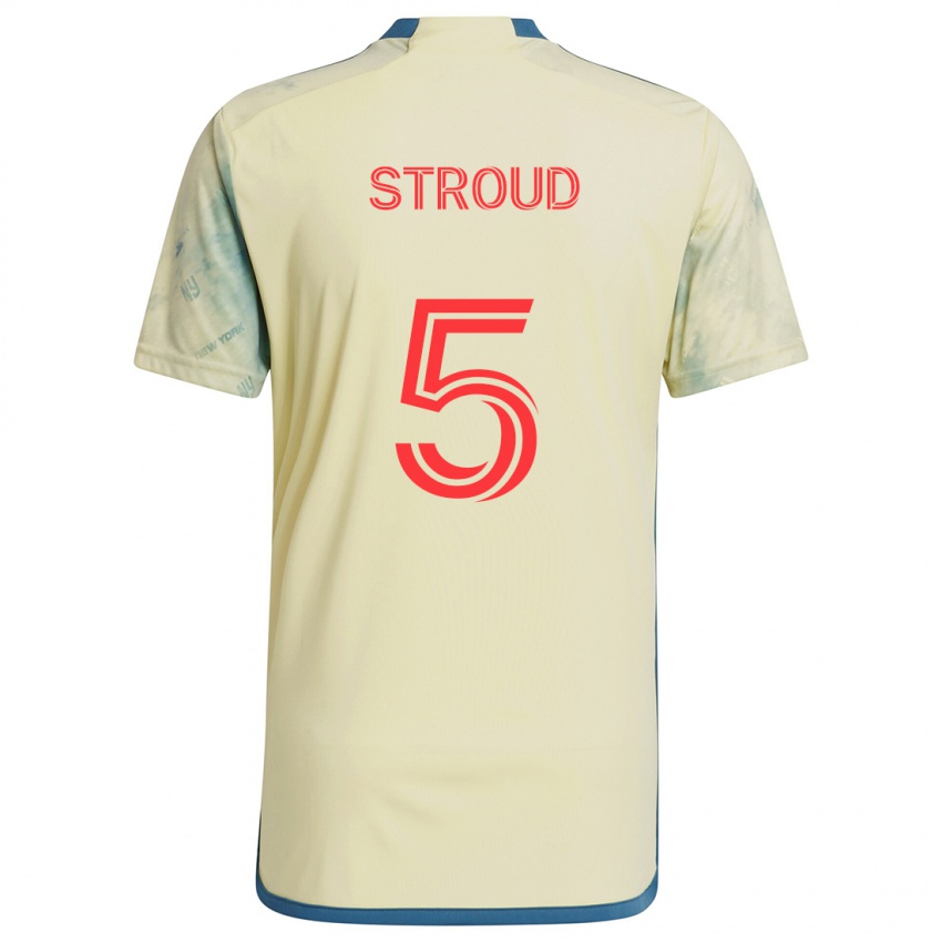 Niño Camiseta Peter Stroud #5 Amarillo Rojo Azul 1ª Equipación 2024/25 La Camisa México