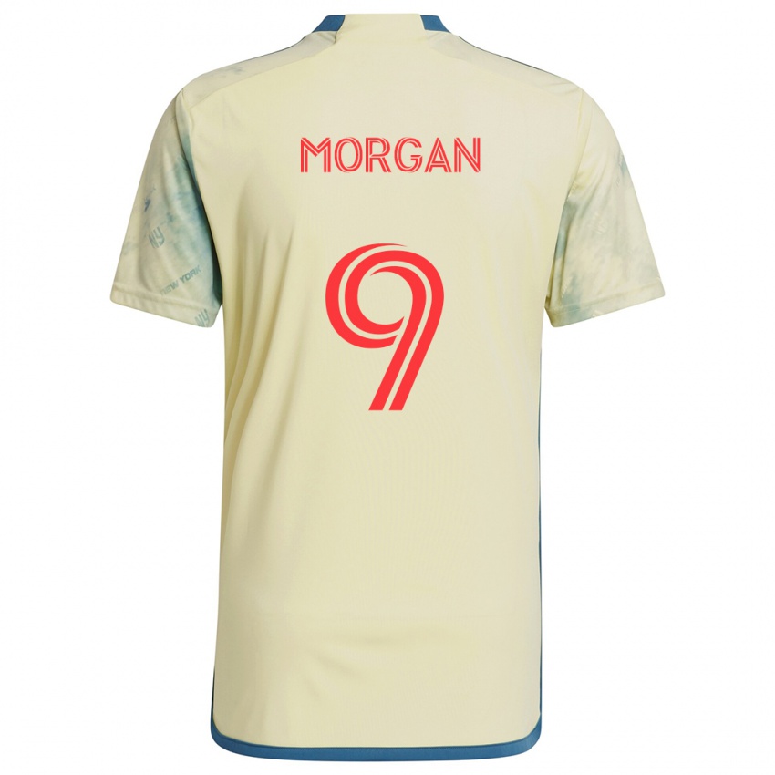 Niño Camiseta Lewis Morgan #9 Amarillo Rojo Azul 1ª Equipación 2024/25 La Camisa México