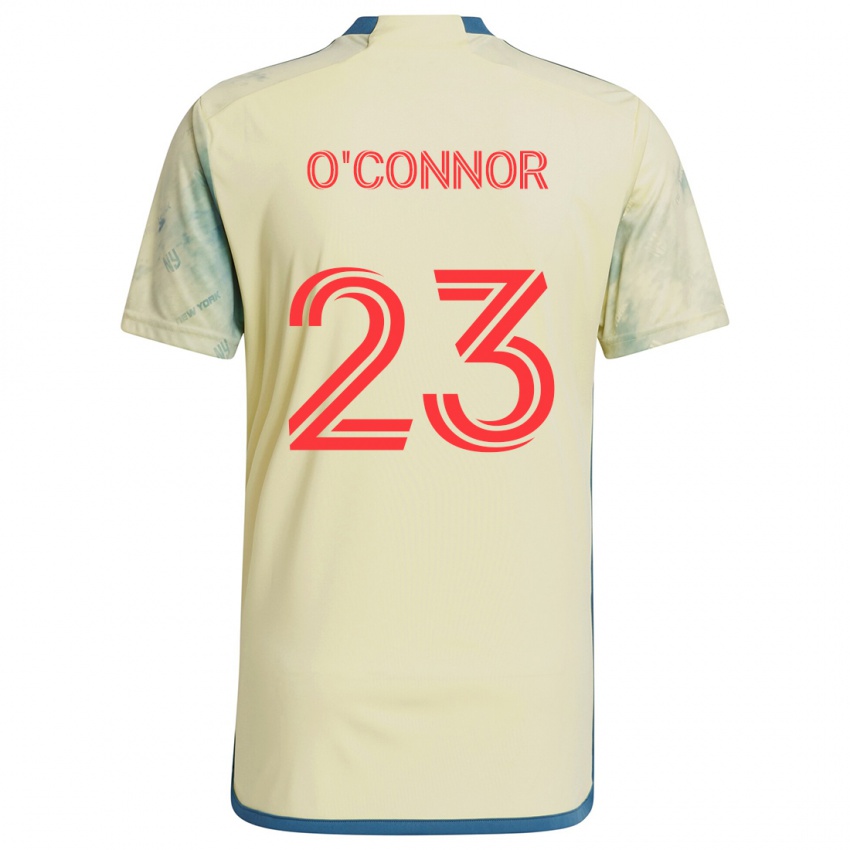 Niño Camiseta Aidan O'connor #23 Amarillo Rojo Azul 1ª Equipación 2024/25 La Camisa México