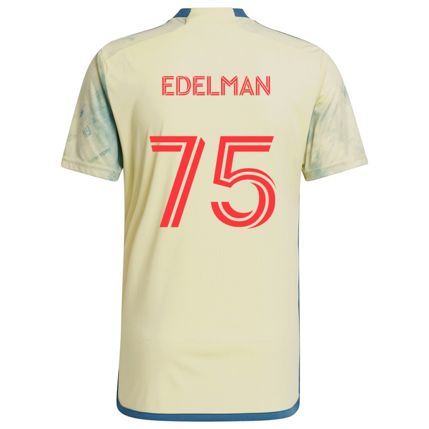 Niño Camiseta Daniel Edelman #75 Amarillo Rojo Azul 1ª Equipación 2024/25 La Camisa México