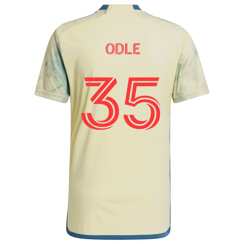 Niño Camiseta Dallas Odle #35 Amarillo Rojo Azul 1ª Equipación 2024/25 La Camisa México