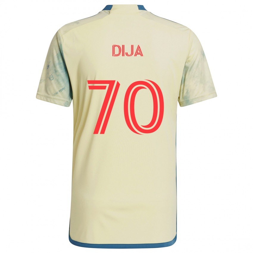 Niño Camiseta Dija #70 Amarillo Rojo Azul 1ª Equipación 2024/25 La Camisa México