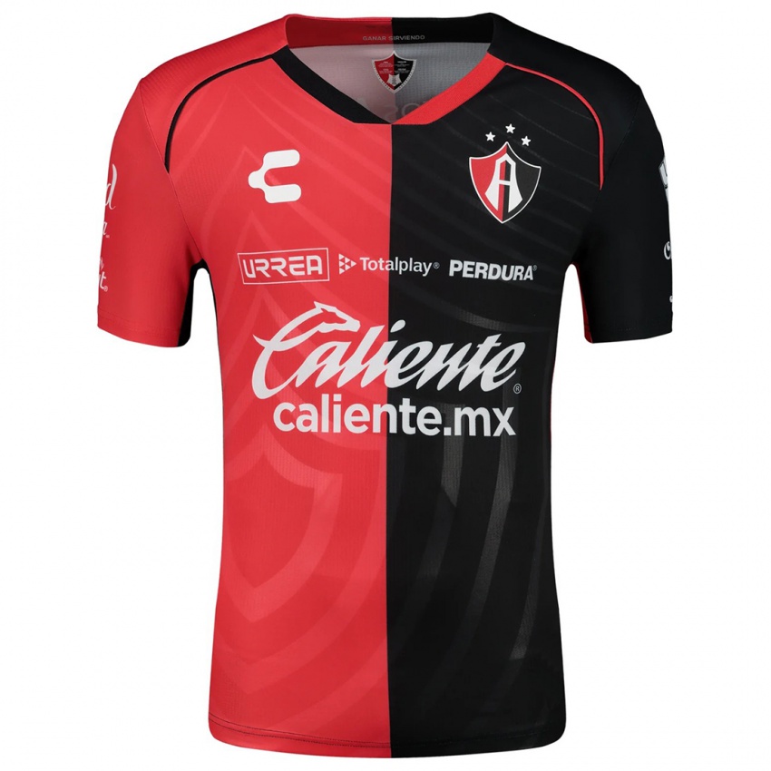 Niño Camiseta Brenda Cerén #20 Negro Rojo 1ª Equipación 2024/25 La Camisa México