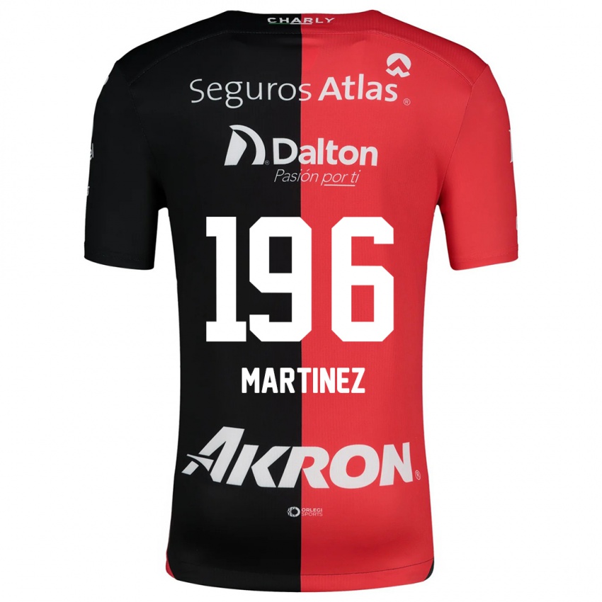 Niño Camiseta Rafael Martínez #196 Negro Rojo 1ª Equipación 2024/25 La Camisa México