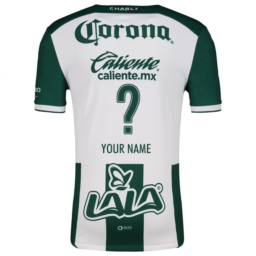 Niño Camiseta Ihren Namen #0 Verde Blanco 1ª Equipación 2024/25 La Camisa México