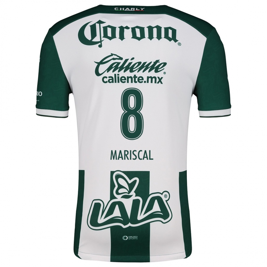 Niño Camiseta Salvador Mariscal #8 Verde Blanco 1ª Equipación 2024/25 La Camisa México