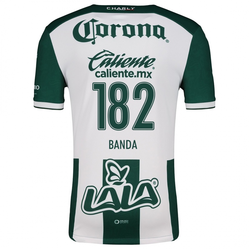 Niño Camiseta Iker Banda #182 Verde Blanco 1ª Equipación 2024/25 La Camisa México