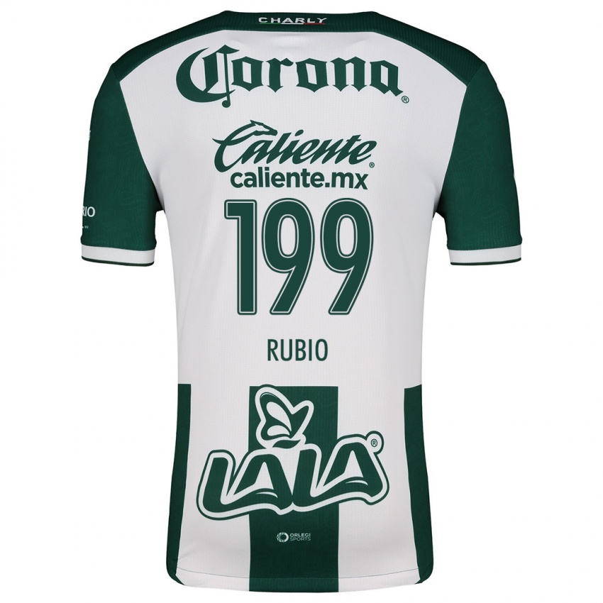 Niño Camiseta Ronaldo Rubio #199 Verde Blanco 1ª Equipación 2024/25 La Camisa México