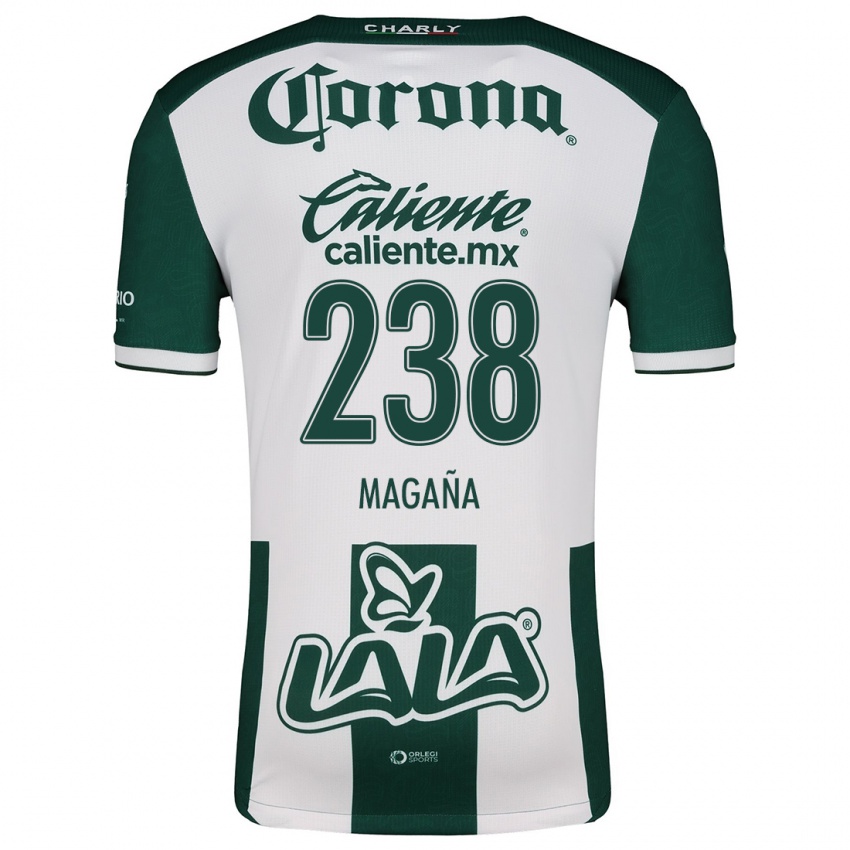 Niño Camiseta Emilio Magaña #238 Verde Blanco 1ª Equipación 2024/25 La Camisa México