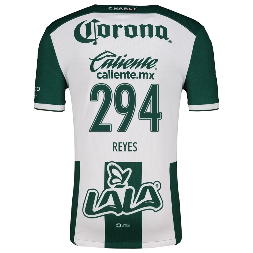 Niño Camiseta Máximo Reyes #294 Verde Blanco 1ª Equipación 2024/25 La Camisa México