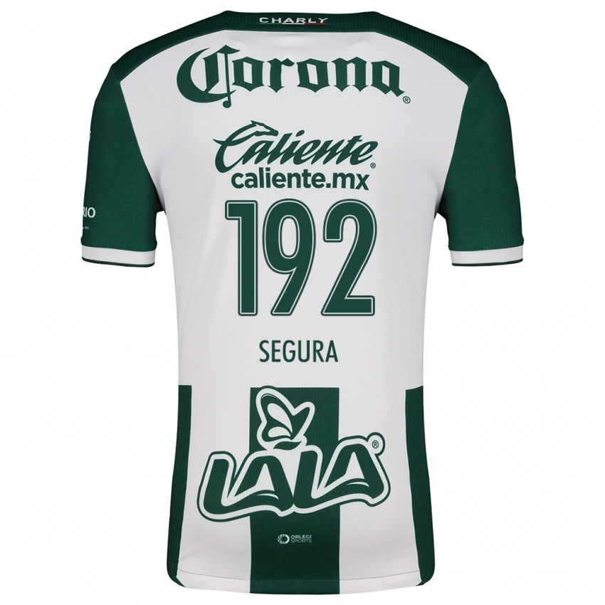 Niño Camiseta Gustavo Segura #192 Verde Blanco 1ª Equipación 2024/25 La Camisa México