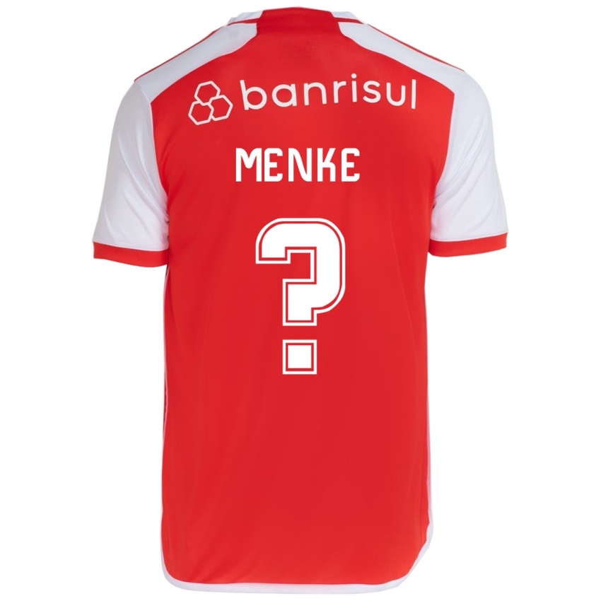 Niño Camiseta Henrique Menke #0 Rojo Blanco 1ª Equipación 2024/25 La Camisa México