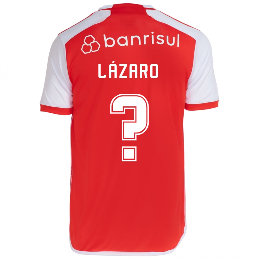 Niño Camiseta Lázaro #0 Rojo Blanco 1ª Equipación 2024/25 La Camisa México