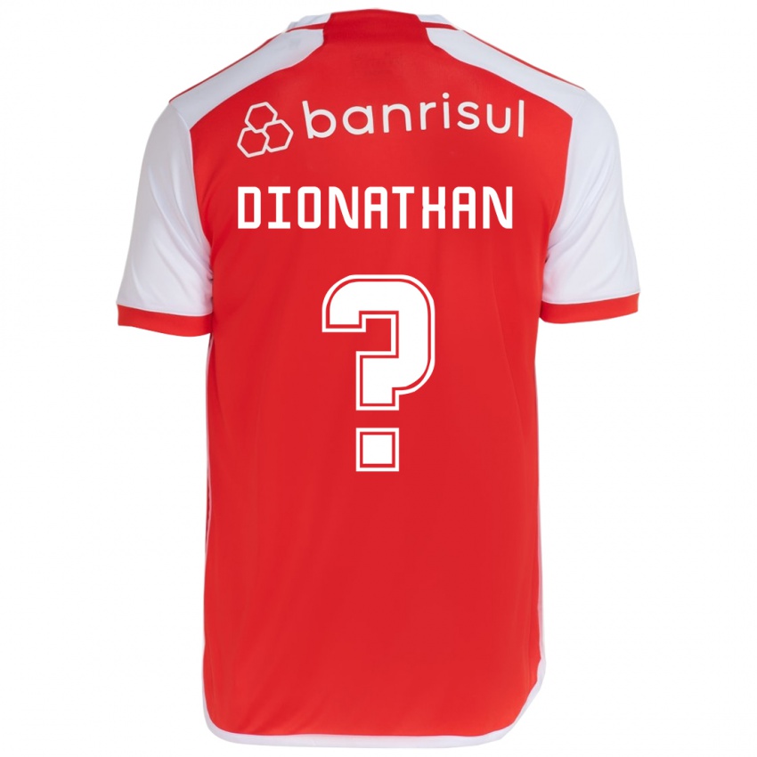 Niño Camiseta Dionathan #0 Rojo Blanco 1ª Equipación 2024/25 La Camisa México