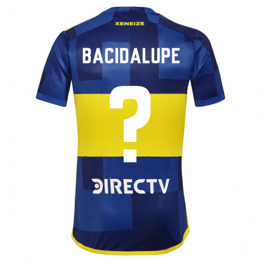 Niño Camiseta Rodrigo Bacidalupe #0 Azul Amarillo 1ª Equipación 2024/25 La Camisa México