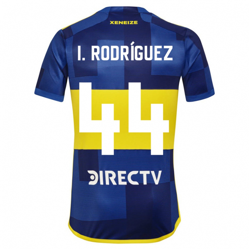 Niño Camiseta Ignacio Rodríguez #44 Azul Amarillo 1ª Equipación 2024/25 La Camisa México