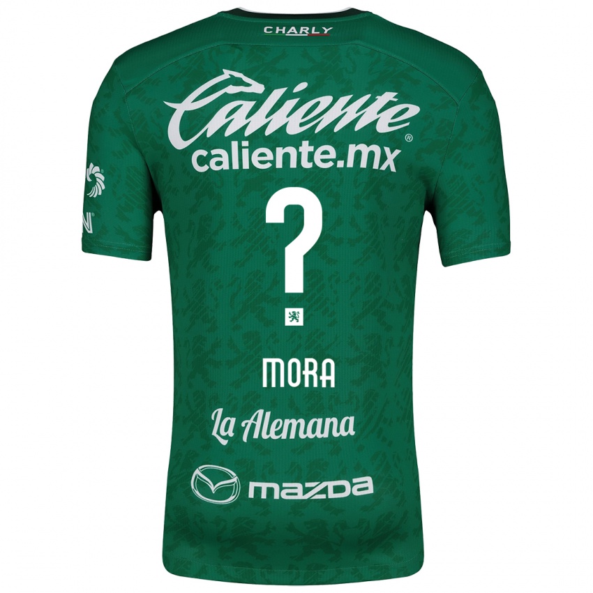 Niño Camiseta Christopher Mora #0 Verde Blanco 1ª Equipación 2024/25 La Camisa México