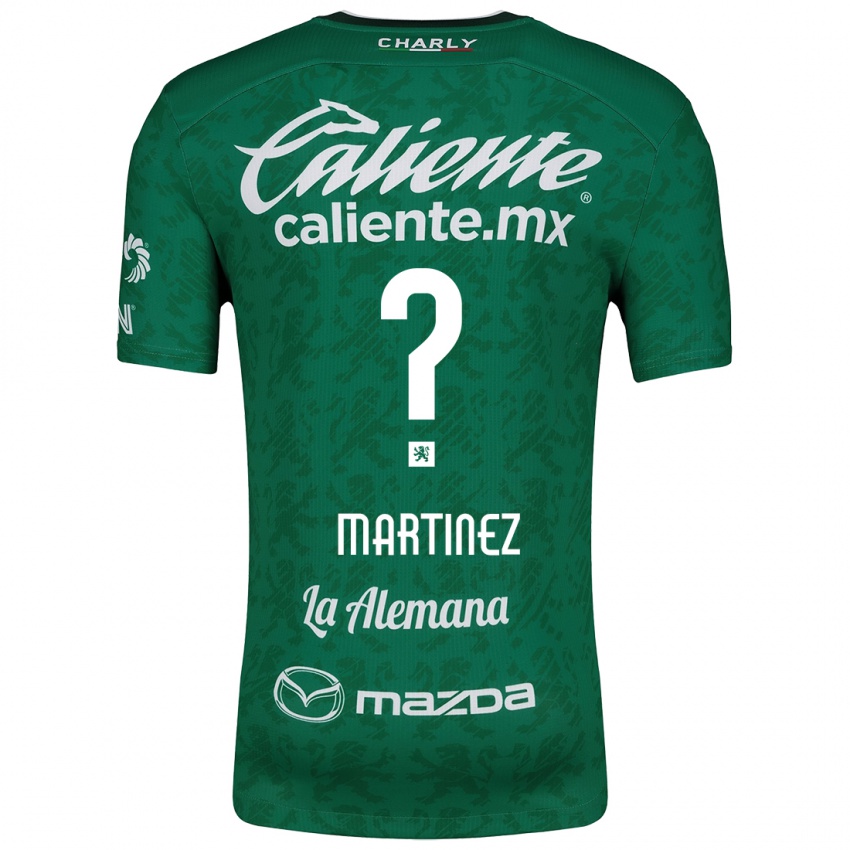 Niño Camiseta Edson Martínez #0 Verde Blanco 1ª Equipación 2024/25 La Camisa México