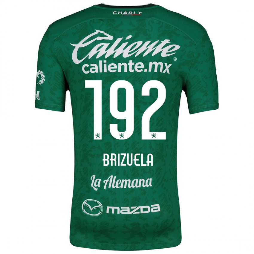 Niño Camiseta Juan Brizuela #192 Verde Blanco 1ª Equipación 2024/25 La Camisa México