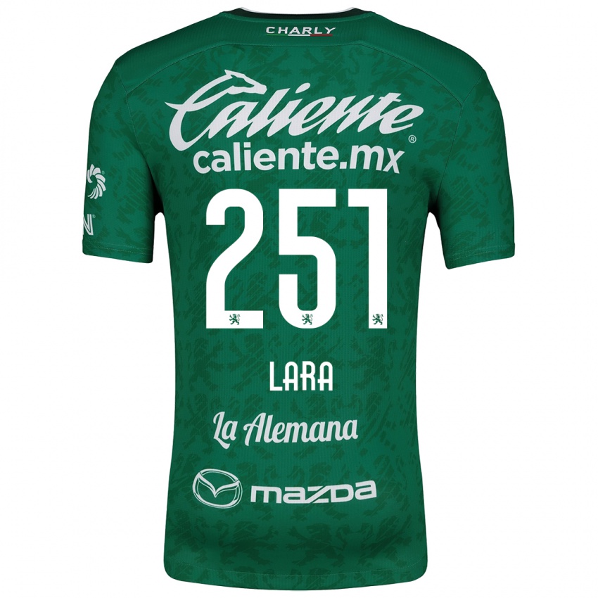 Niño Camiseta Tristán Lara #251 Verde Blanco 1ª Equipación 2024/25 La Camisa México