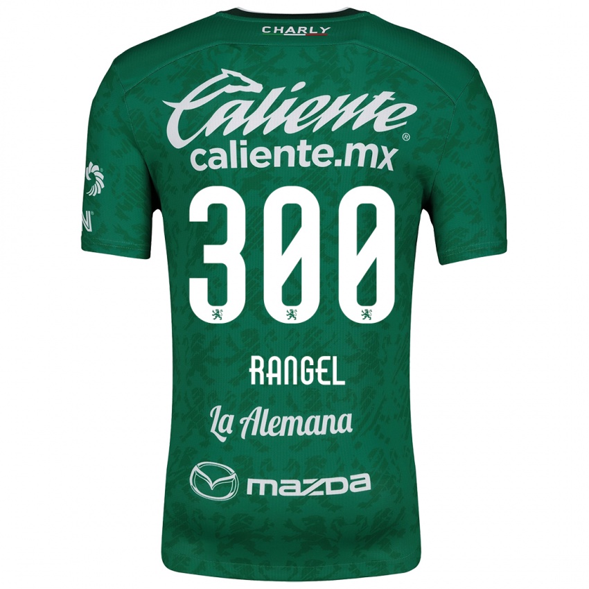 Niño Camiseta Luis Rangel #300 Verde Blanco 1ª Equipación 2024/25 La Camisa México