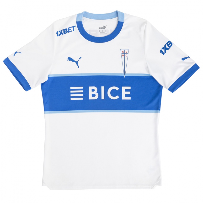 Niño Camiseta Alexander Aravena #18 Blanco Azul 1ª Equipación 2024/25 La Camisa México