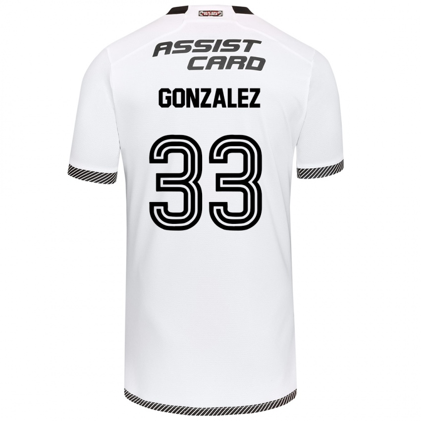 Niño Camiseta Ramiro González #33 Blanco Negro 1ª Equipación 2024/25 La Camisa México