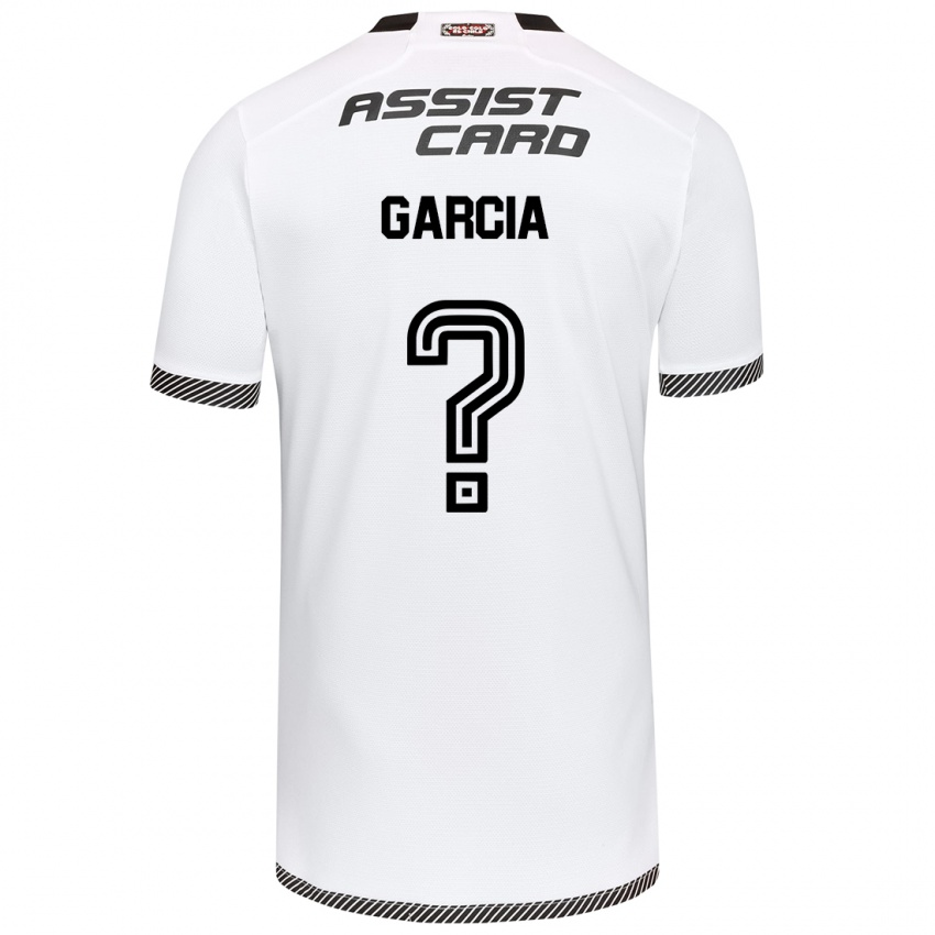 Niño Camiseta Francisco García #0 Blanco Negro 1ª Equipación 2024/25 La Camisa México