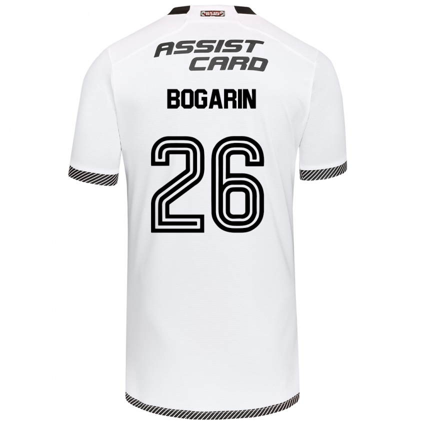 Niño Camiseta Dahiana Bogarín #26 Blanco Negro 1ª Equipación 2024/25 La Camisa México